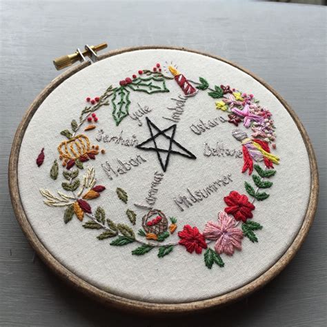 Pagan Embroidery as a Ritual Practice: Taking Needle and Thread to Magical Heights